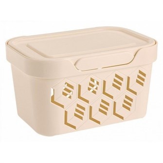 Дигрус Ящик для хранения перфорированный 189х132х110, объем 1.9, бежевый ЯП-Дел18.13.11-Б/Д ЯП-Дел18.13.11-Б/Д