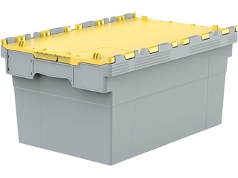 Дигрус Ящик п/п 600х400х300 сплошной с крышкой, серый ЯС-Э6430-С/Д ЯС-Э6430-С/Д