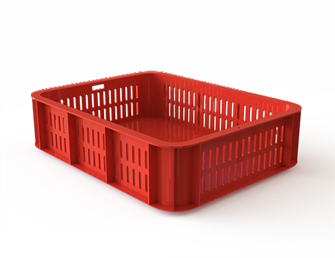 Дигрус Лоток кондитерский перфор стенки, сплошное дно (435х335х110) арт ЛКП-43х33х11-К/Д ЛКП-43х33х11-К/Д