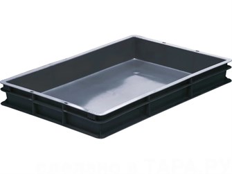 Ящик Дигрус 600х400х75 сплошной серый Я-6475 -Сер/Д Я-6475 -Сер/Д