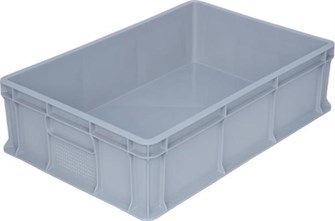 Дигрус Ящик 600х400х140 мм сплошной серый (без ручек) ЯС-6414-БРСер/Д ЯС-6414-БРСер/Д