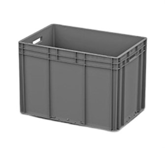 {{photo.Alt || photo.Description || 'Дигрус Пластиковый ящик(евроконтейнер) 600х400х420 серый, усиленное дно открытые ручки EC6442.3-ЯС/Д'}}