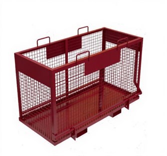 Дигрус Контейнер сетчатый с откидным дном КСД-1500 для погрузчика 1,5 м3 KSD-1500-1-5