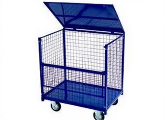 Дигрус Контейнер сетчатый КС2-08-10 с крышкой и откидным бортом (800х1200х1000 мм) KS2-08-10