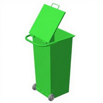 Дигрус Бак 0,12 м3 на колесах стальной B-012-M3-S