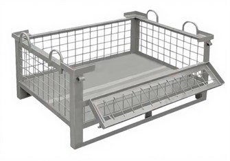 Дигрус Тара металлическая сетчатая с откидным бортом 1240х840х650 мм TMS-1240-840-650