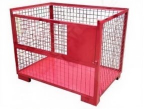 Дигрус Тара металлическая производственная сетчатая с откидным бортом 800х1200х1000 мм TMPS-800-1200-1000