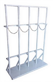 Дигрус Стойка металлическая СГ-4К для 4х газовых баллонов 230 мм SG-4K-230-4