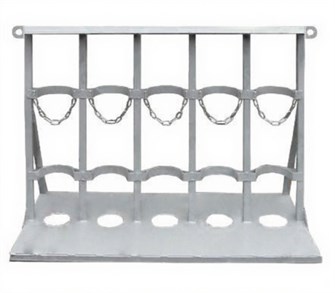 Дигрус Стойка металлическая СМГ-05 для 5-ти газовых баллонов 10л SMG-05-5-10