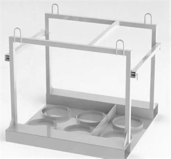 Дигрус Контейнер КГБ-06 металлический для 6-ти газовых баллонов ф230 мм KGB-06