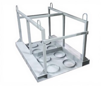 Дигрус Контейнер КГБ-08П для 8-ми газовых баллонов Ф305 мм (пропан) KGB-08P