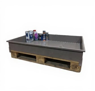 Дигрус Поддон металлический для канистр и малой тары 1260х860х400/440 мм PM-1260-860-400-440