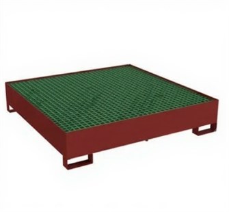 Дигрус Поддон для 4х бочек стойкое покрытие к химии P4B-SPH-1250