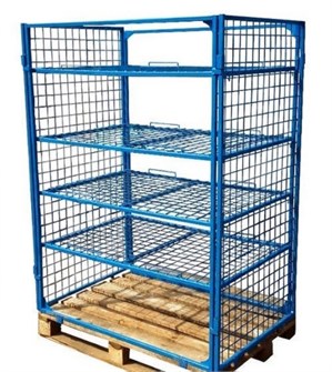 Дигрус Ограждение металлическое сетчатое с полками быстро разборное ОПС-4П OPS-4P