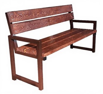 Дигрус Скамья парковая уличная (для анкерения) SPU-ANK-1500