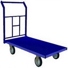 Дигрус Грузовая тележка платформенная усиленная ТПУ TPU-800-800-1200