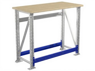 Дигрус Верстак слесарный металлический M 100.MF1/MF1.000 M-100-MF1-MF1-000