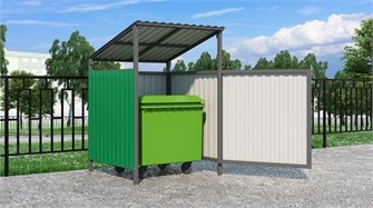 Мусорная площадка Дигрус на 1 бак 15443