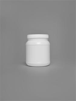 Дигрус Банка п/э 1л. круглая,белая с крышкой БП(к)-1-Б/Д БП(к)-1-Б/Д