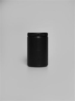 Дигрус Банка п/э 750 мл  круглая, черная  с крышкой  БП(к)-0,750-Ч/Д БП(к)-0,750-Ч/Д