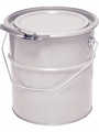 Дигрус Ведро металлическое 3 л крышка-обруч, белое ВМко3-Б/Д ВМко3-Б/Д