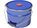 Дигрус Ведро металлическое 10л крышка-берикап 57мм, синее ВМкб10-С/Д ВМкб10-С/Д