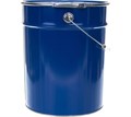 Дигрус Ведро металлическое 20л крышка-обруч, с покрытием, синее ВМкоП20-С/Д ВМкоП20-С/Д