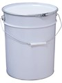 Дигрус Ведро металл 20л. крышка-обруч, с покрытием внутри, белое ВМкоП20-Бел/Д ВМкоП20-Бел/Д