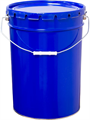 Дигрус Ведро металлическое 25 л с покрытием внутри крышка-корона с покрытием, синее ВМккП25-С/Д ВМккП25-С/Д
