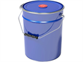 Дигрус Ведро металлическое 20 литров с крышкой Берикап 57мм. Синее ВМс-20-КБ/Д