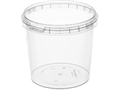 Дигрус Ведро 1л. круглое, d-131мм, с прозрачной крышкой ВПК-1-ПК/Д