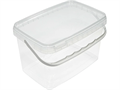 Дигрус ведро п/п 3,3л. прямоугольное, с прозрачной крышкой ВПп-3,3-ПК/Д