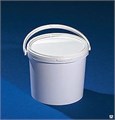 Дигрус Ведро пластиковое 1 литр с крышкой, белое,ВП-1-КБн/Д ВП-1-КБн/Д