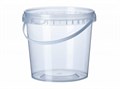 Дигрус Ведро 1,1л. круглое, с прозрачной крышкой ВП-1,1-ПК/Д