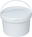 Дигрус Ведро пластиковое 2,25 литра с крышкой, белое ВПк2,25-Б/Д ВПк2,25-Б/Д