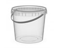 Дигрус Ведро 2,3л. круглое, с прозрачной крышкой. ВПК-2,3-ПК/Д