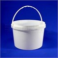 Дигрус Ведро пластиковое 3,3 литра с крышкой, белое ВПк3,3-Б/Д ВПк3,3-Б/Д