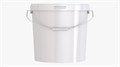 Дигрус Ведро пластиковое 15 л с металл. ручкой,белое ВП-15/Д ВП-15/Д