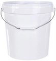 Дигрус Ведро пластиковое 15 литров с крышкой, белое ВП-15-К/Д ВП-15-К/Д