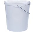 Дигрус Ведро пластиковое 20 литров круглое высокое с металлической ручкой с крышкой ВП-20-КВ/Д ВП-20-КВ/Д