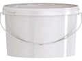 Дигрус Ведро пластиковое 5,8 литра овальное, белое ВПо-5,8-Б/Д ВПо-5,8-Б/Д