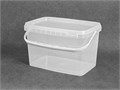 Дигрус Ведро прямоугольное 3,3л, бел. ВП-3,3-Б/Д