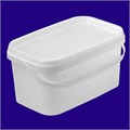 Дигрус Ведро прямоугольное 3,3л, бел. ВП-3,3-Б/Д
