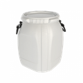 Дигрус Бочка пластиковая 52 л Quadro с резьбовой крышкой белая БП-52-РКБ/Д БП-52-РКБ/Д
