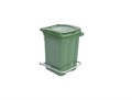 Мусорный контейнер Дигрус 60 л  с педалью зеленый 22.С29-З/Д 22.С29-З/Д