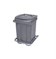 Мусорный контейнер Дигрус 60 л  с педалью темно-серый 22.С29-ТС/Д 22.С29-ТС/Д