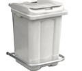Мусорный контейнер Дигрус 60 л с педалью белый 22.С29-Б/Д 22.С29-Б/Д