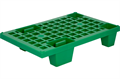 Паллет Дигрус 600х400х130 (перфорированный на ножках) зеленый П-60.40.13-ПнЗ/Д П-60.40.13-ПнЗ/Д