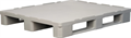 Дигрус Паллет 1200х1000х160 мм (усиленный сплошной на 3-х полозьях) гигиенический, серый ПСу-12х10х16-С/Д