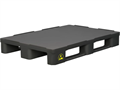 Дигрус Паллет 1200х800х160 мм (сплошной на 3-х полозьях) антистатический черный ПС-12.80.16-АнтЧ/Д ПС-12.80.16-АнтЧ/Д